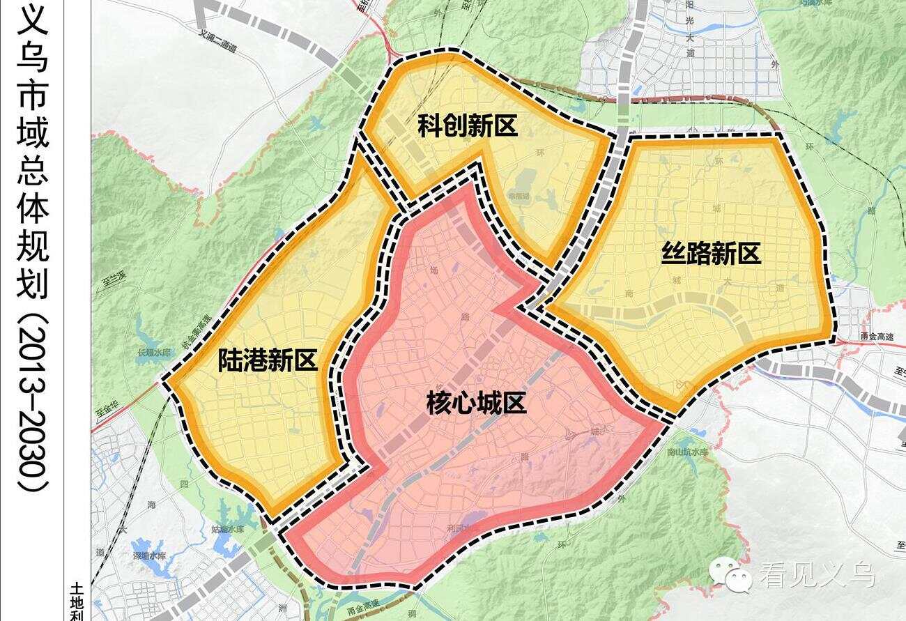 义乌最新规划图揭秘，重磅规划图一览无余！