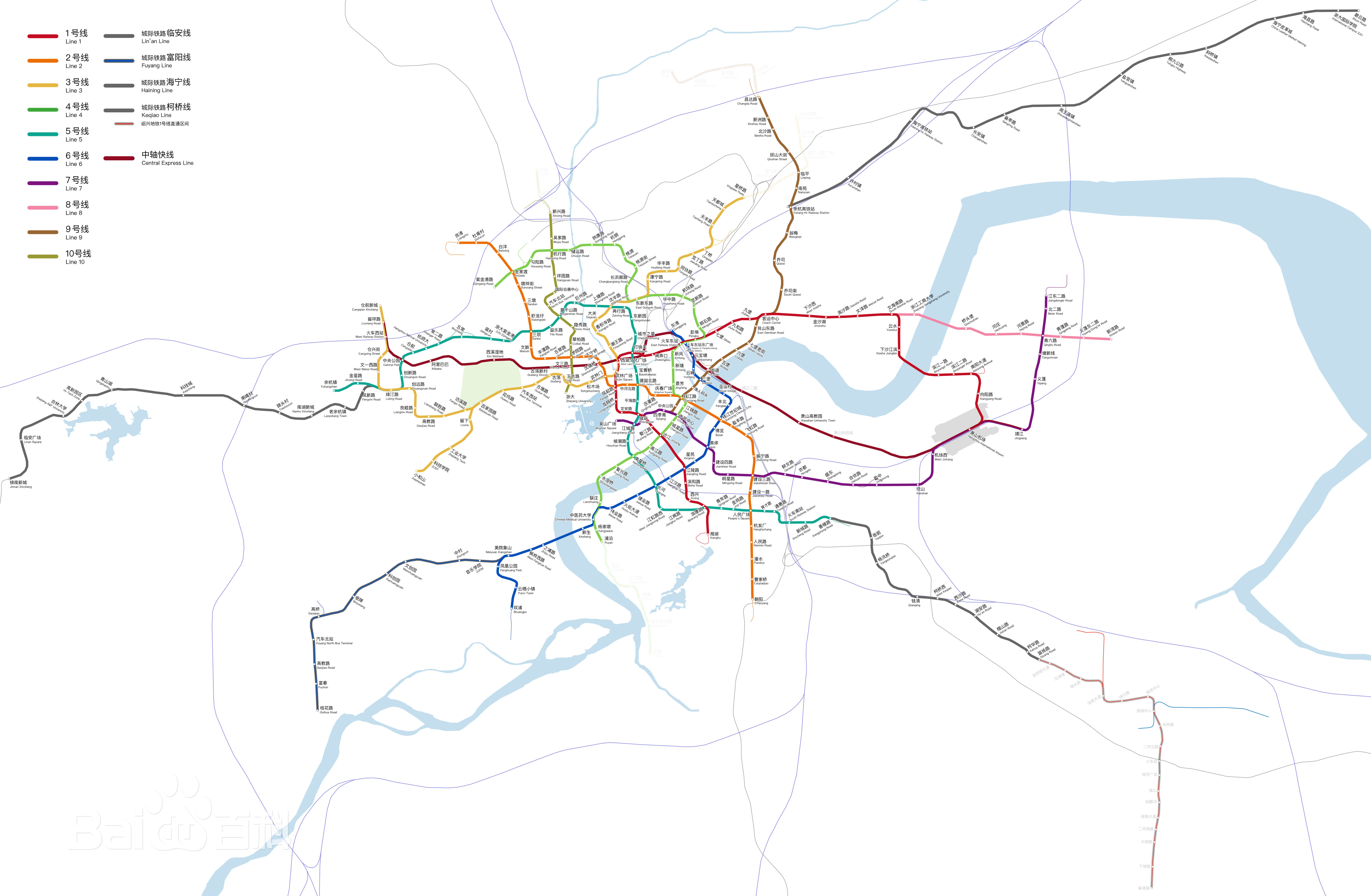 杭州未来地铁蓝图，描绘无限可能的最新地铁规划图揭秘